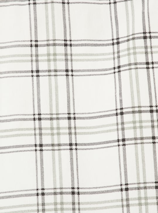 Women Checked Oversized Shirt