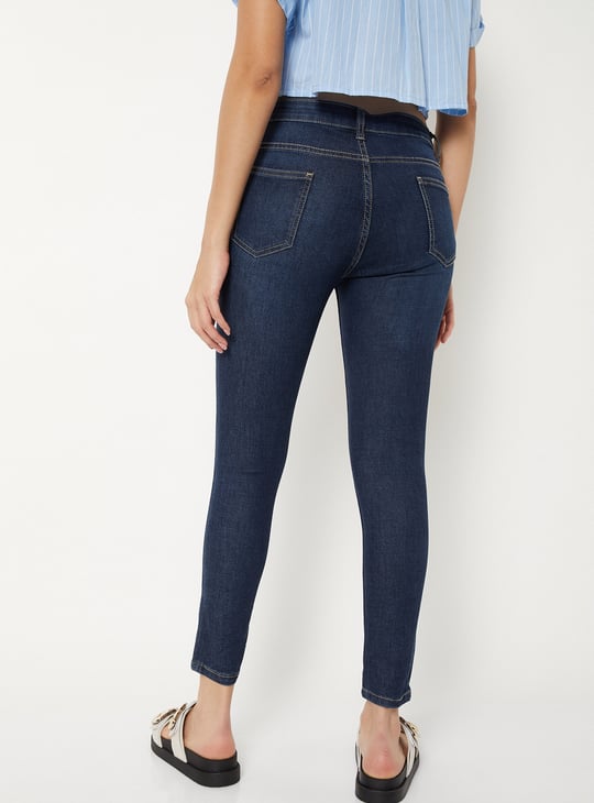 Women Washed Skinny Fit Jeans
