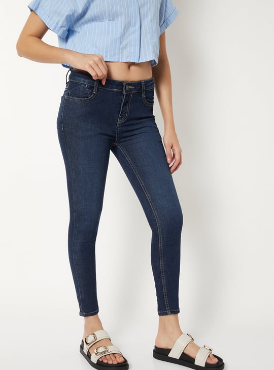 Women Washed Skinny Fit Jeans