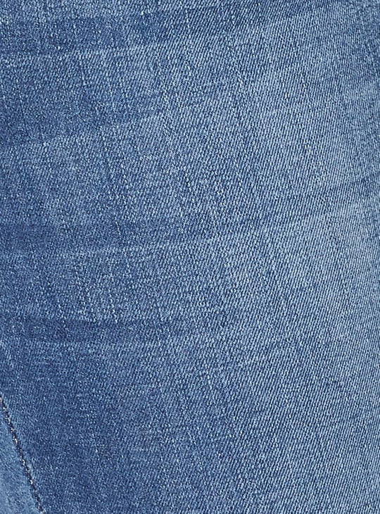 Women Washed Ankle Grazer Jeans