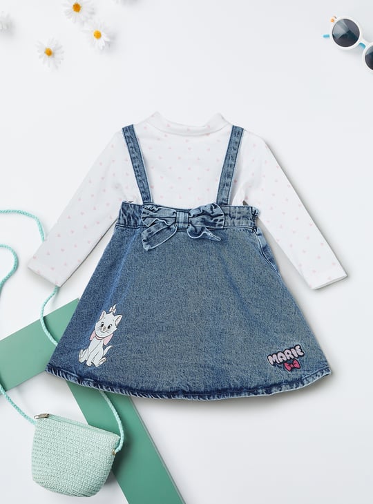 Girls Marie Printed Skirt with T-shirt