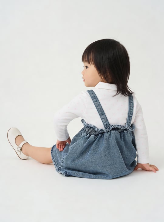 Girls Marie Printed Skirt with T-shirt