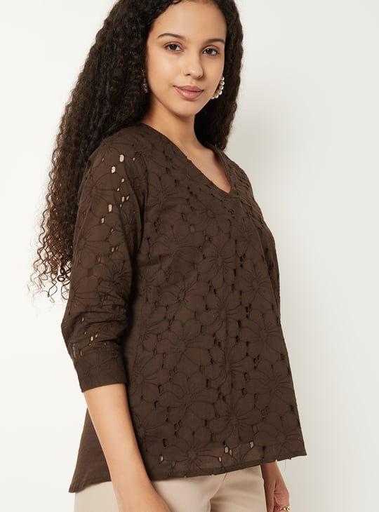 Women Schiffili Top