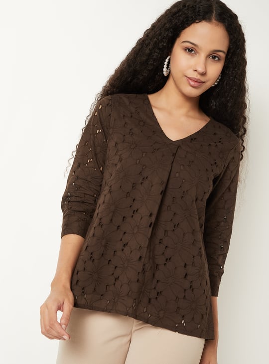 Women Schiffili Top
