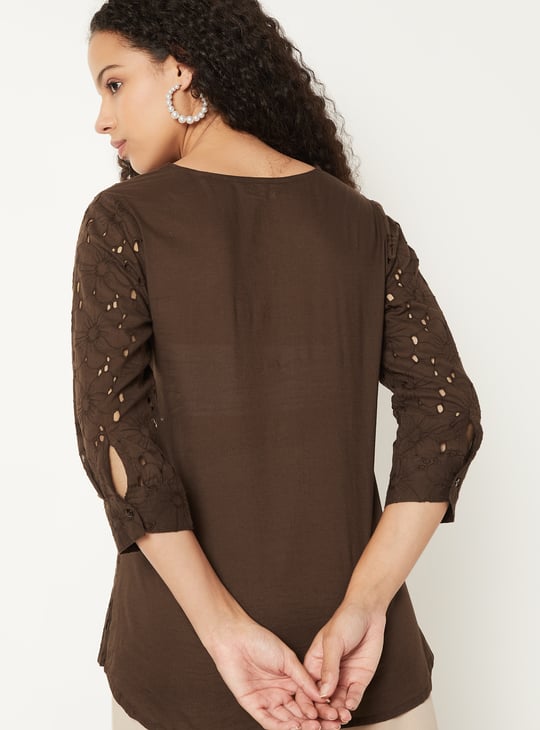 Women Schiffili Top