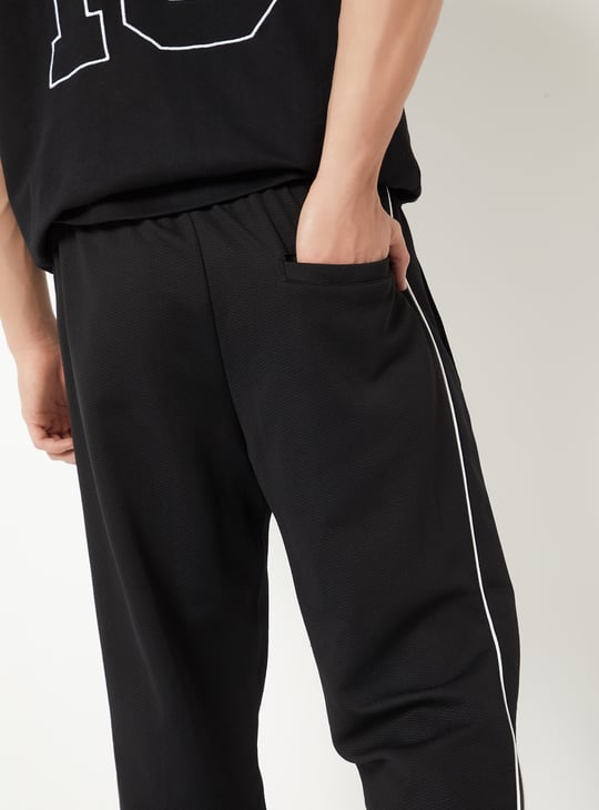 Men Side Stripes Sports Track Pants