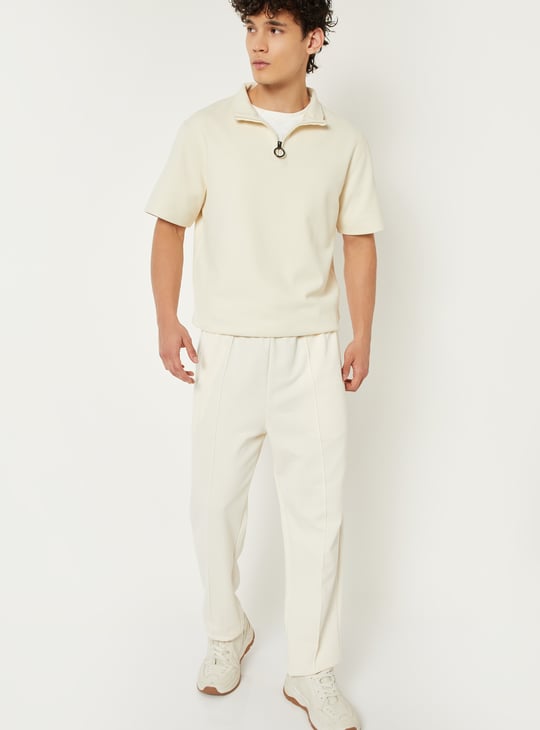 Men Knitted Athleisure T-shirt