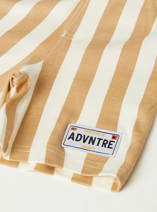 Boys Cars Print Shorts Set