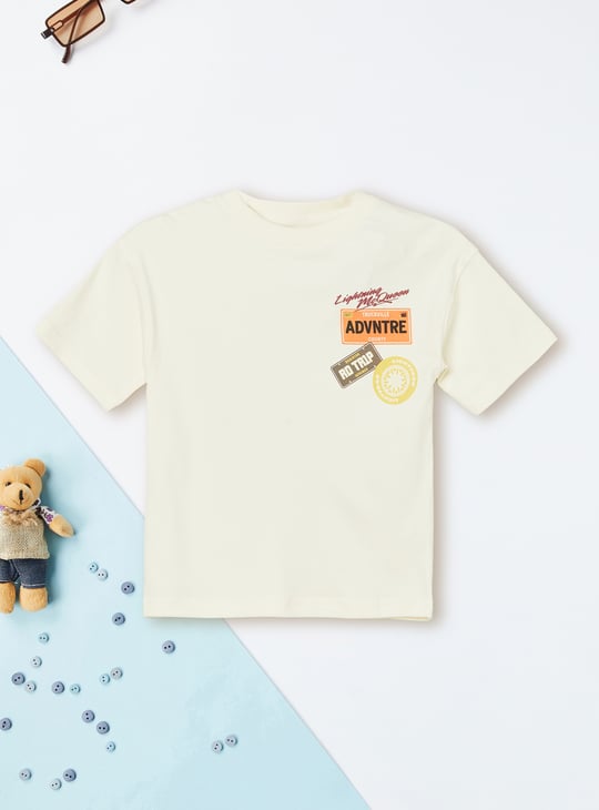 Boys Cars Print Shorts Set