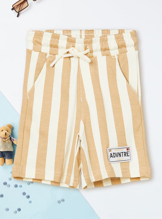 Boys Cars Print Shorts Set