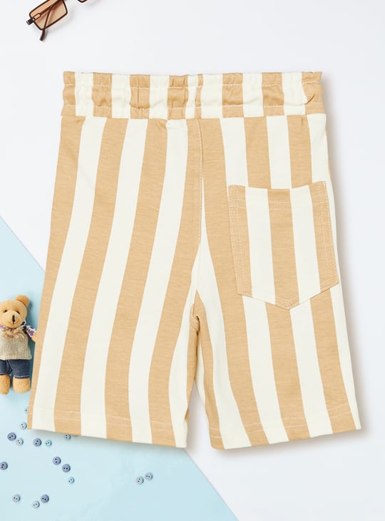 Boys Cars Print Shorts Set