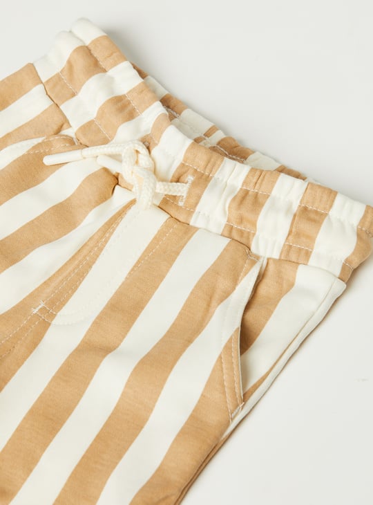 Boys Cars Print Shorts Set