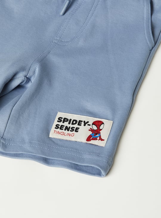 Boys Spiderman Shorts Set
