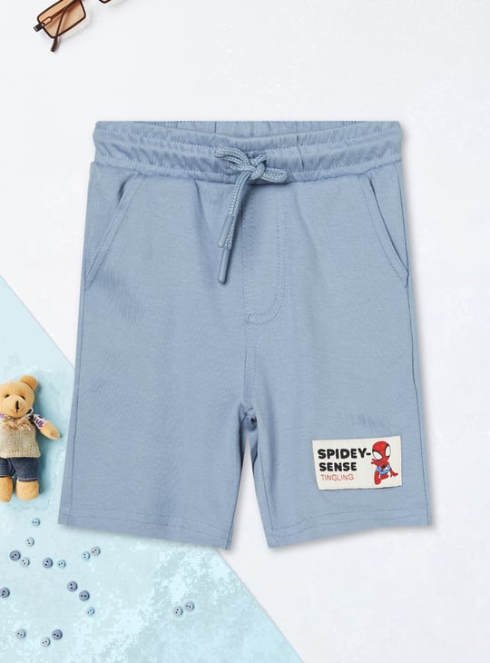 Boys Spiderman Shorts Set