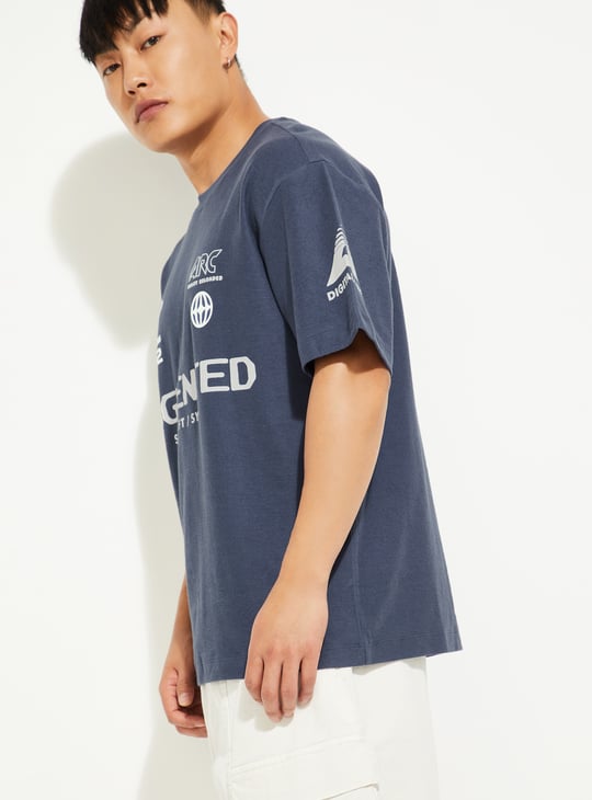 URB_N Men Printed Oversized T-shirt