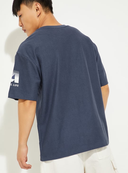 URB_N Men Printed Oversized T-shirt