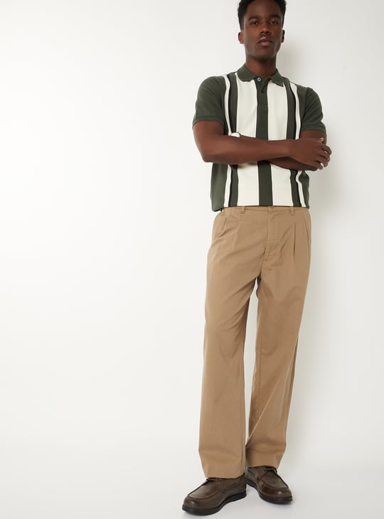 Men Colourblock Polo T-shirt