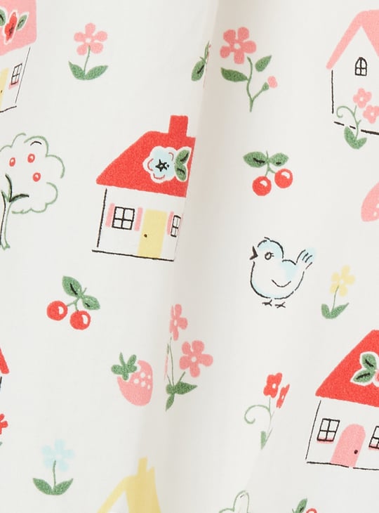 Girls Printed A-line Dress