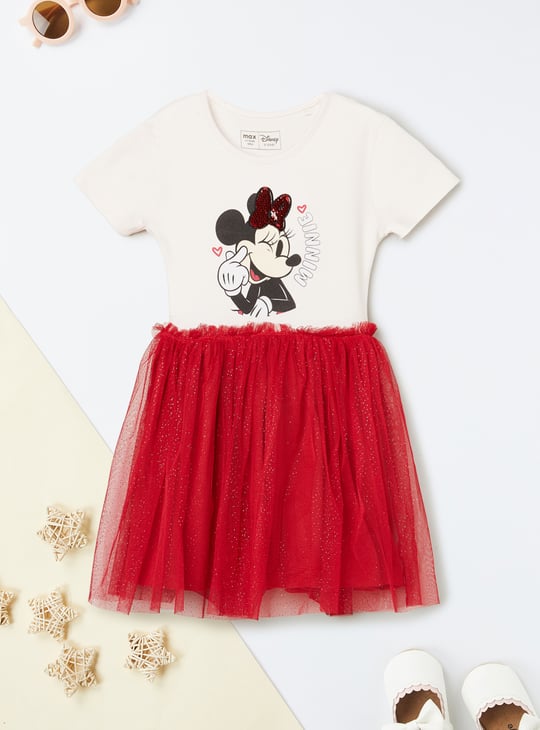 Girls Minnie Sequins Tulle Dress