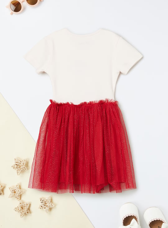 Girls Minnie Sequins Tulle Dress