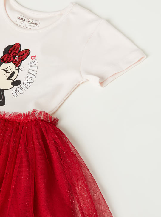 Girls Minnie Sequins Tulle Dress