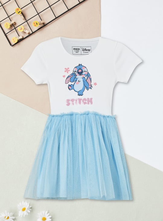Girls Lilo & Stitch Sequins Dress