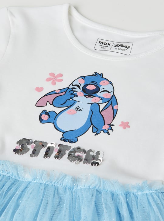 Girls Lilo & Stitch Sequins Dress