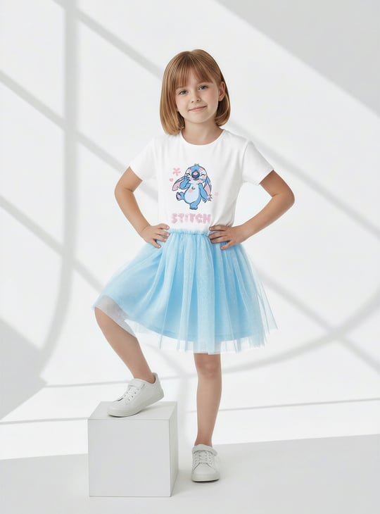 Girls Lilo & Stitch Sequins Dress