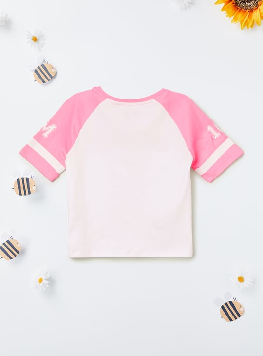 Girls Minnie Print T-shirt