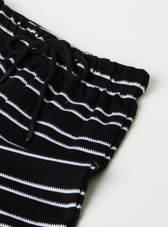 Girls Striped Trousers Set
