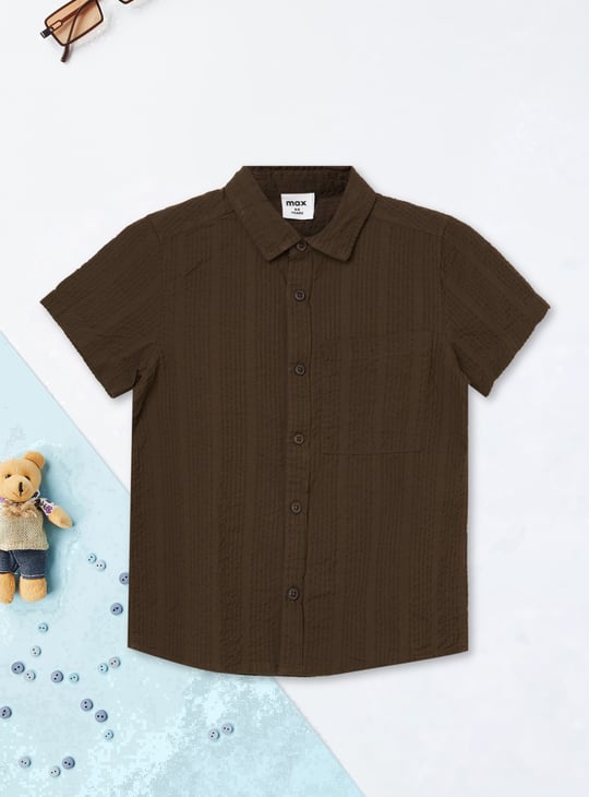 Boys Seersucker Shirt