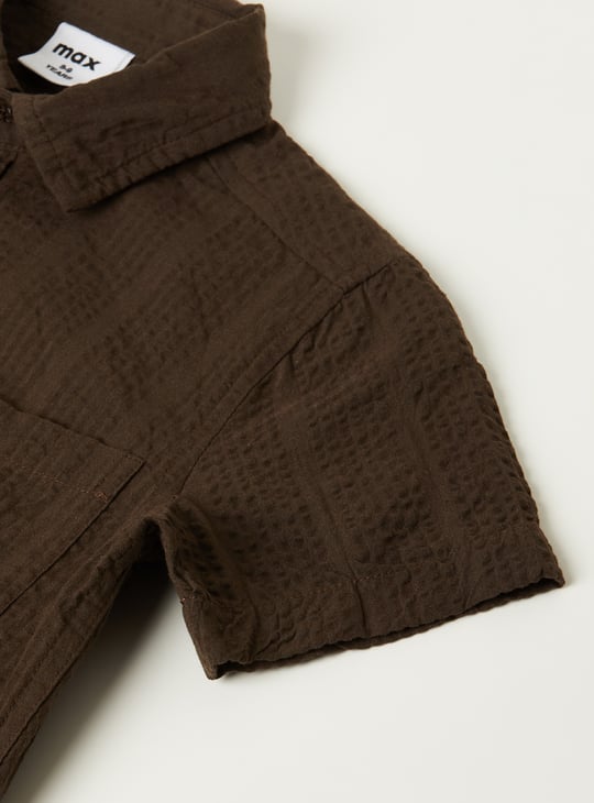 Boys Seersucker Shirt