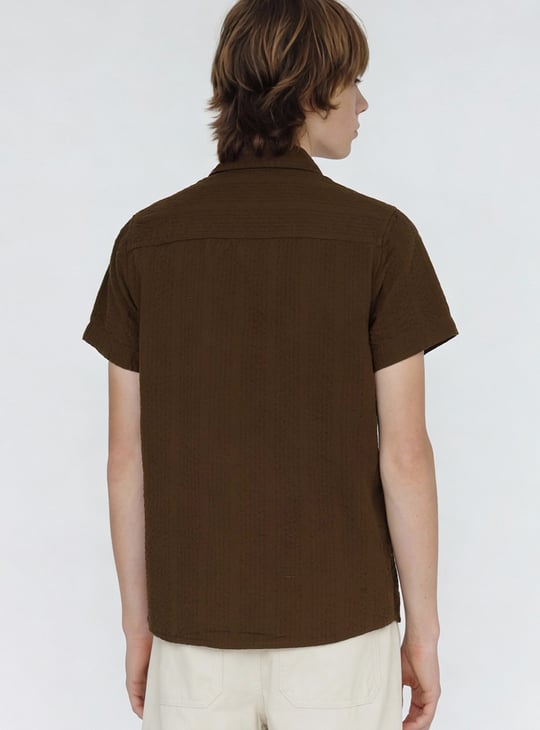 Boys Seersucker Shirt