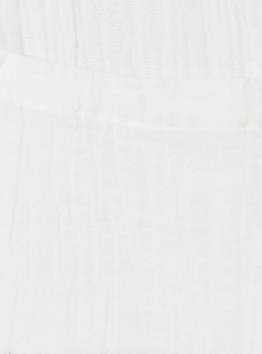 Girls Seersucker Boxy Fit Shirt