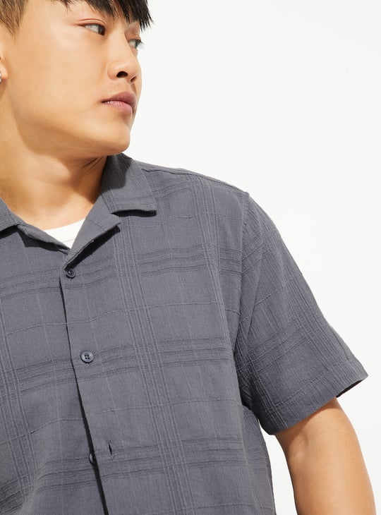 URB_N Men Checked Regular Fit Shirt