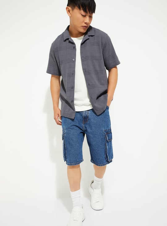 URB_N Men Checked Regular Fit Shirt