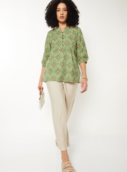 Women Printed Straight Kurti