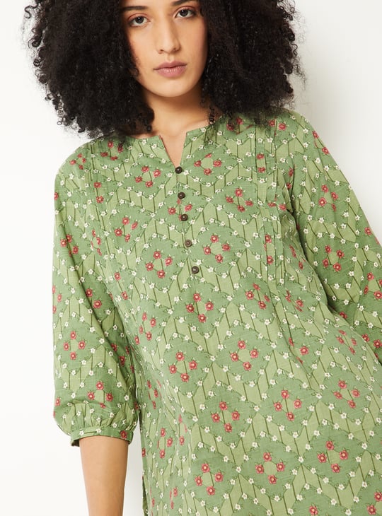 Women Printed Straight Kurti