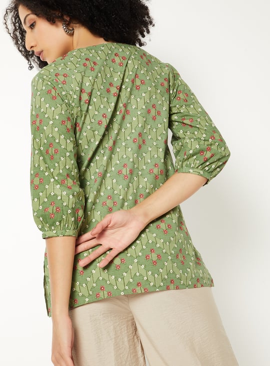 Women Printed Straight Kurti