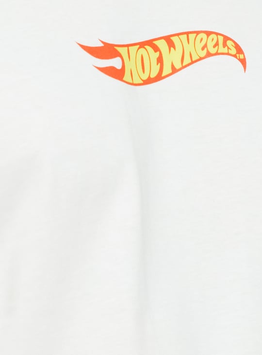 URB_N Men Hot Wheels Print Oversized T-shirt