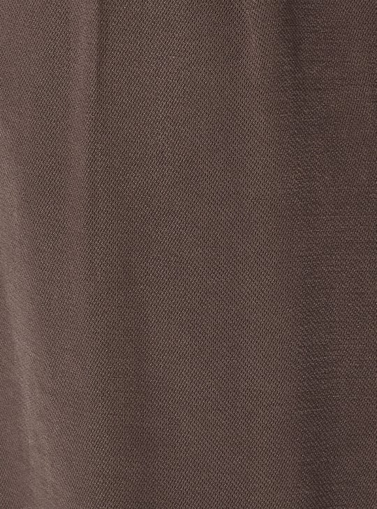 Women Solid Pleated Trousers