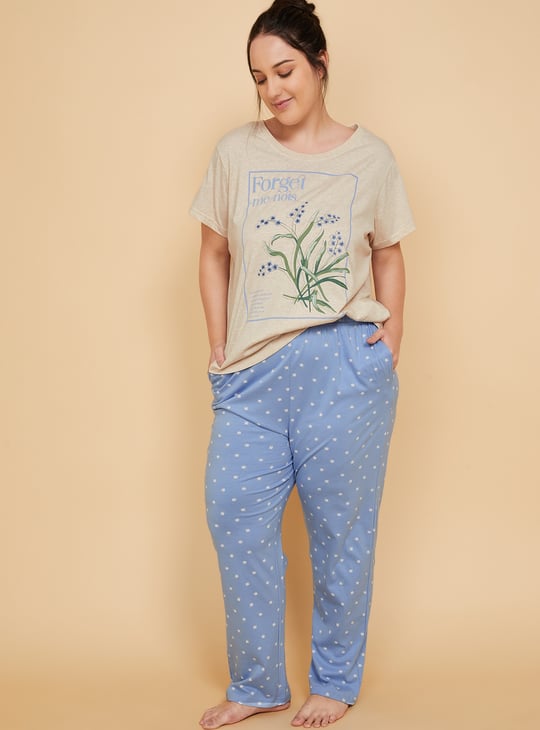 Women Printed PJ Set