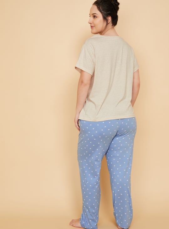 Women Printed PJ Set