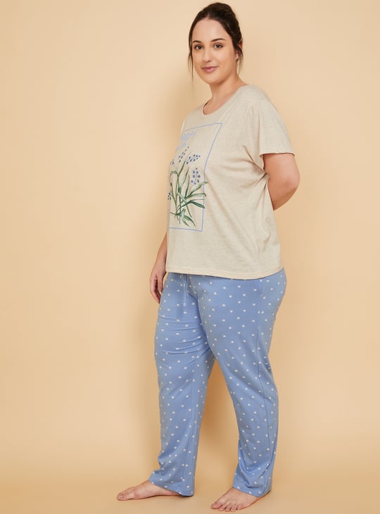Women Printed PJ Set