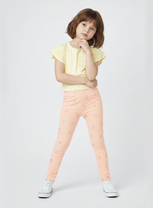 Girls Printed Leggings