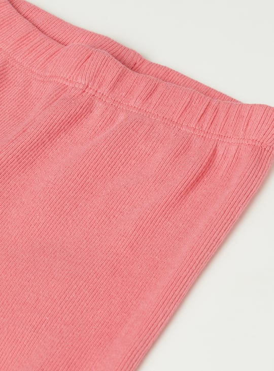 Girls Ribbed Leggings
