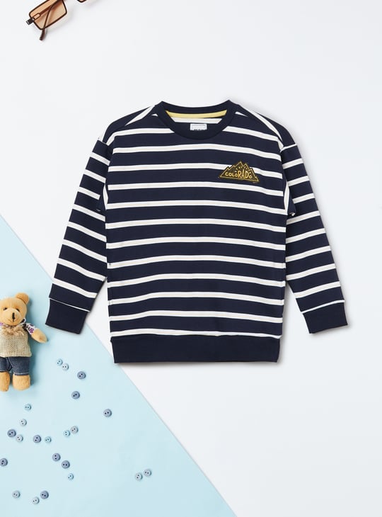 Boys Striped Sweatshirt