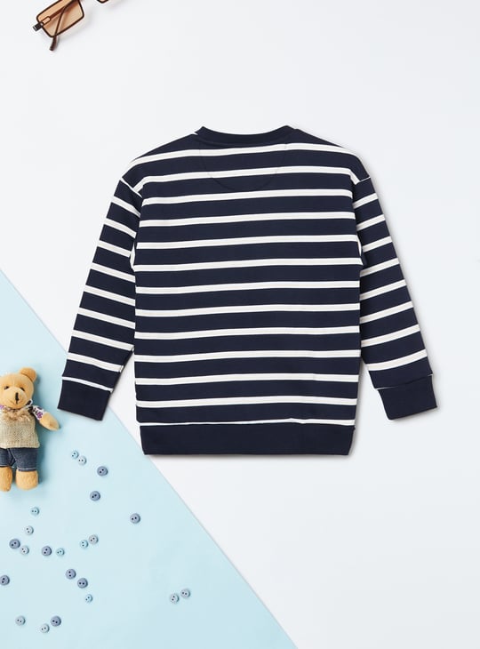 Boys Striped Sweatshirt