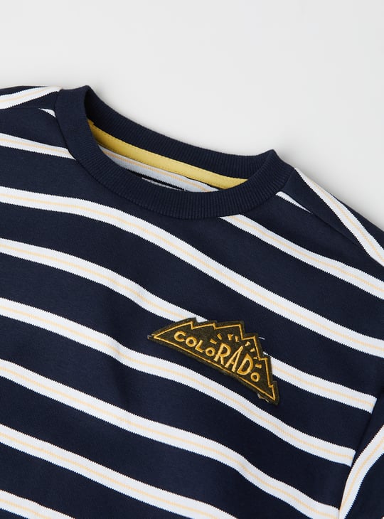 Boys Striped Sweatshirt