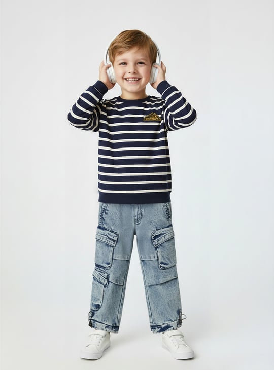 Boys Striped Sweatshirt